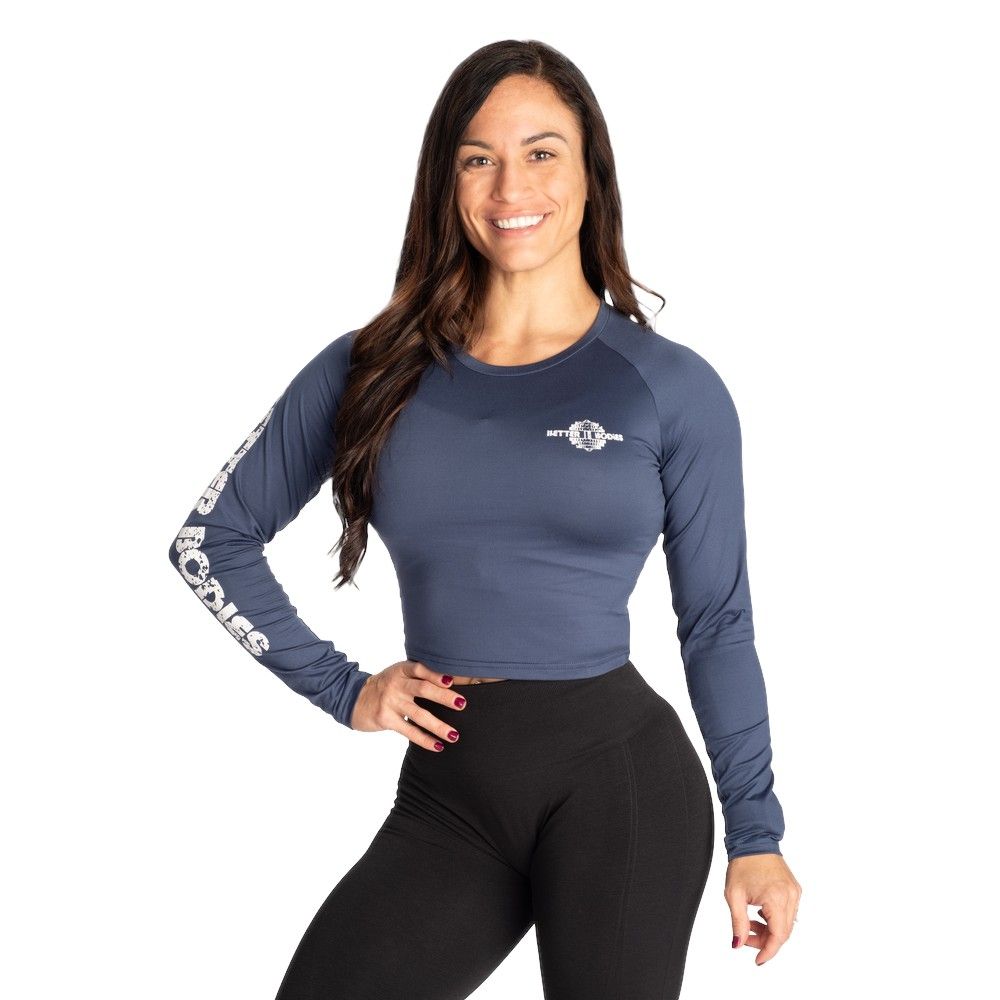 Топ &quot;82 Cropped LS&quot;, Sky Blue, Better Bodies