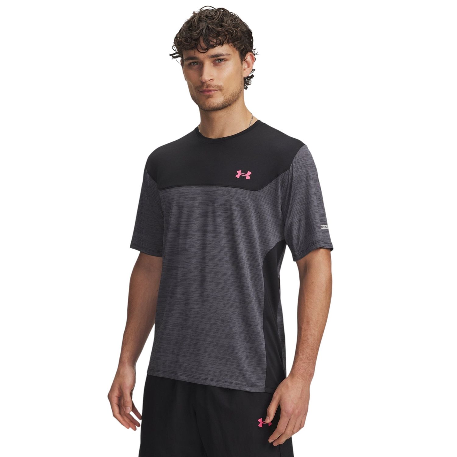 Футболка &quot;UA Tech Utility SS&quot;, Men&#39;s, Dark grey/Black, Under Armour