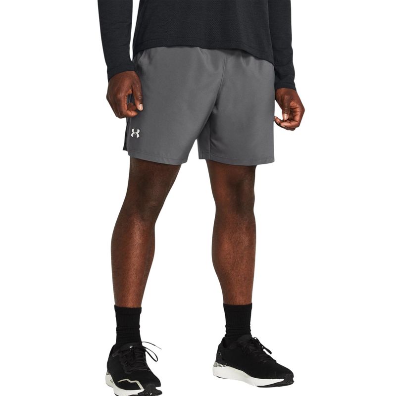 Шорты &quot;UA Launch 7&#39; Shorts&quot;, Men&#39;s, Castlerock/White/Reflective, Under Armour