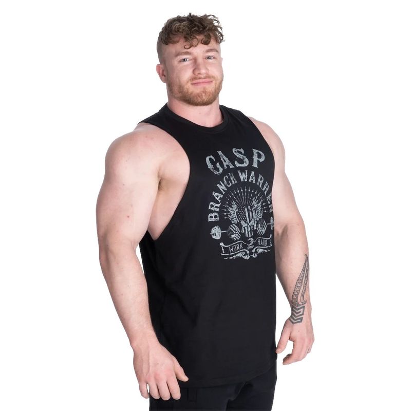 Майка "Branch Warren Cut Out Tank", Black, Gasp