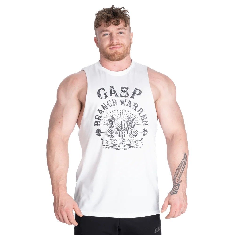 Майка &quot;Branch Warren Cut Out Tank&quot;, White, Gasp