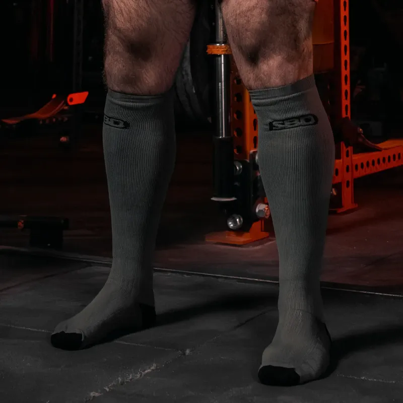 Гетры Deadlift Socks "Forge", Grey, SBD
