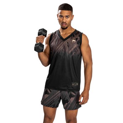 Рашгард "Venum Tecmo 2.0 Dry Tech", Men's, Black/Brown, VENUM