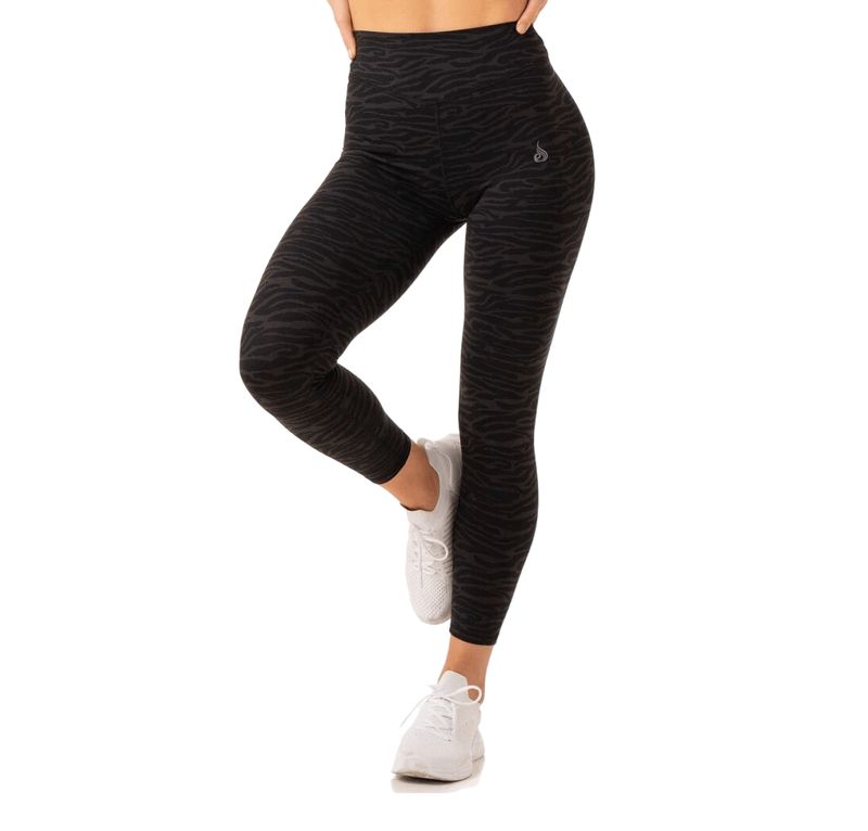 Леггинсы "Transform High Waisted Leggings", Black Zebra, Ryderwear