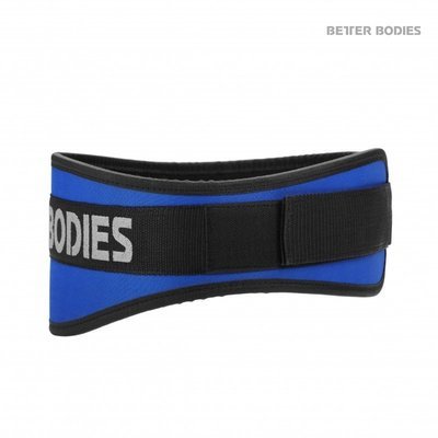 Неопреновый пояс Better Bodies Basic Gym Belt, Strong Blue