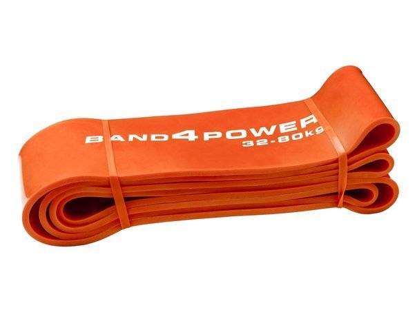 Оранжевая резиновая петля Band4Power (32-80кг)