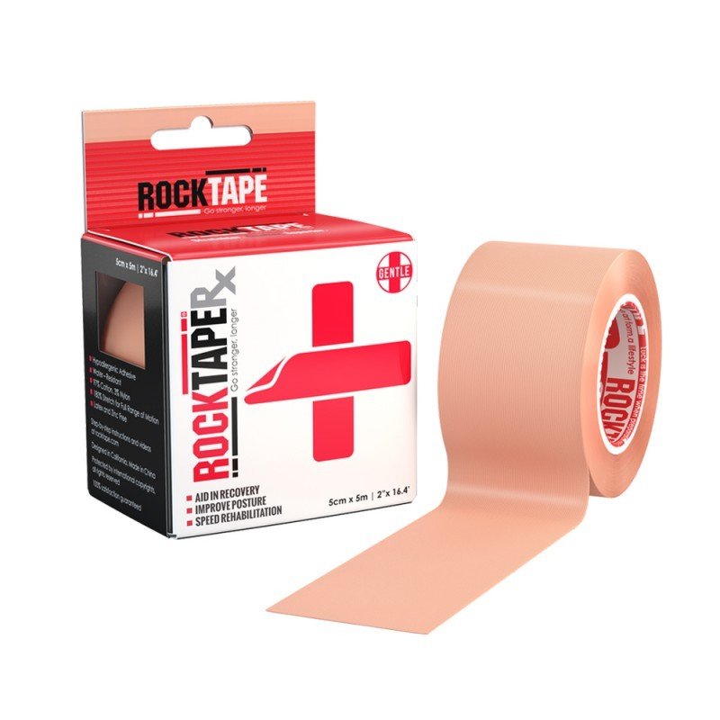 Кинезиотейп от RockTape, RX 5см x 5м, Beige