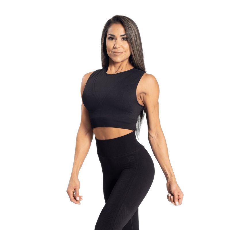 Топ "Roxy Seamless Top", Black, Better Bodies