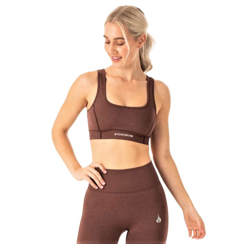 Топ "Enhance Seamless Sports Bra", Chocolate, Ryderwear