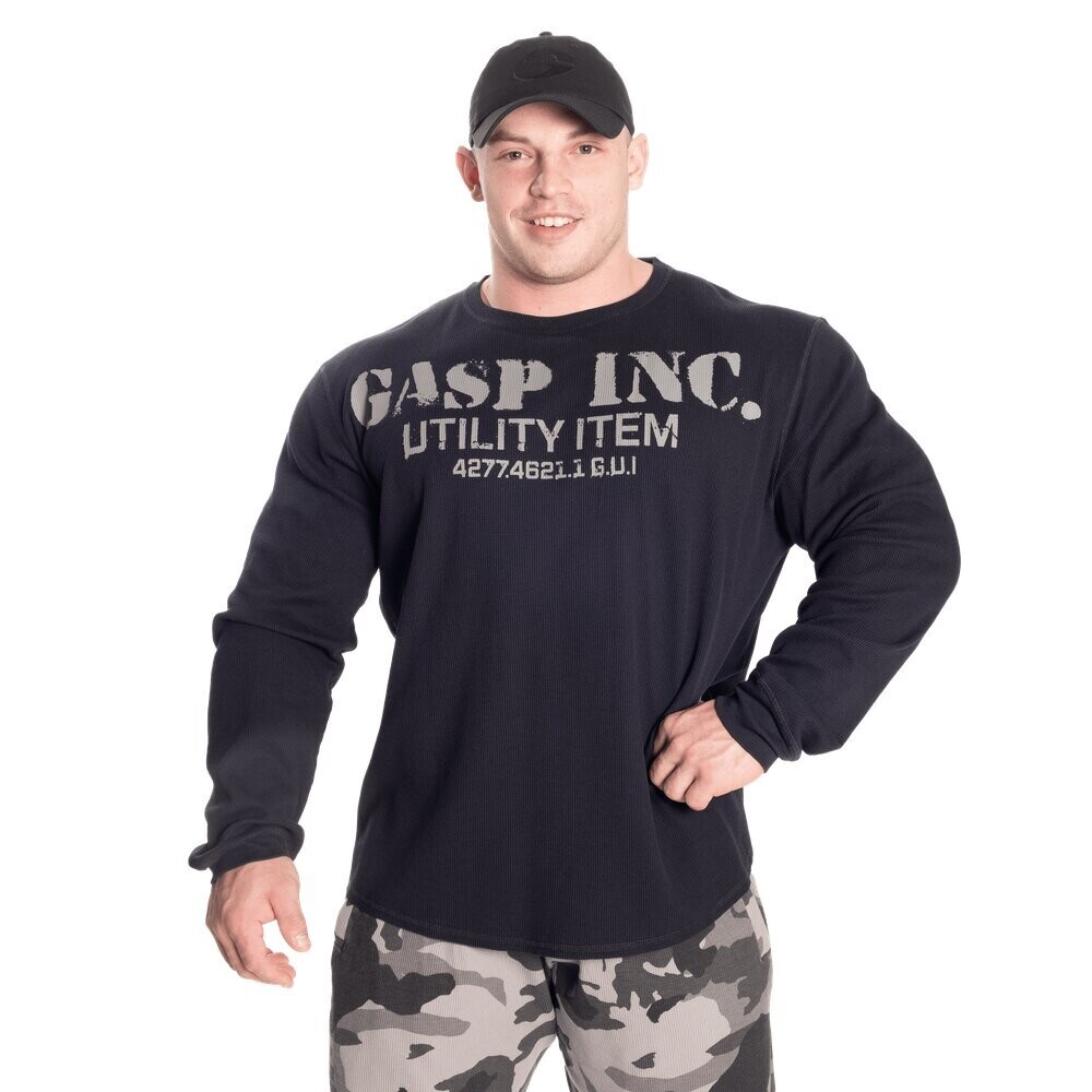 Кофта спортивная "Thermal Gym Sweater", Asphalt, Gasp