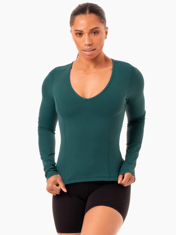 Рашгард "NKD Align Long Sleeve Training Top", Teal, Ryderwear