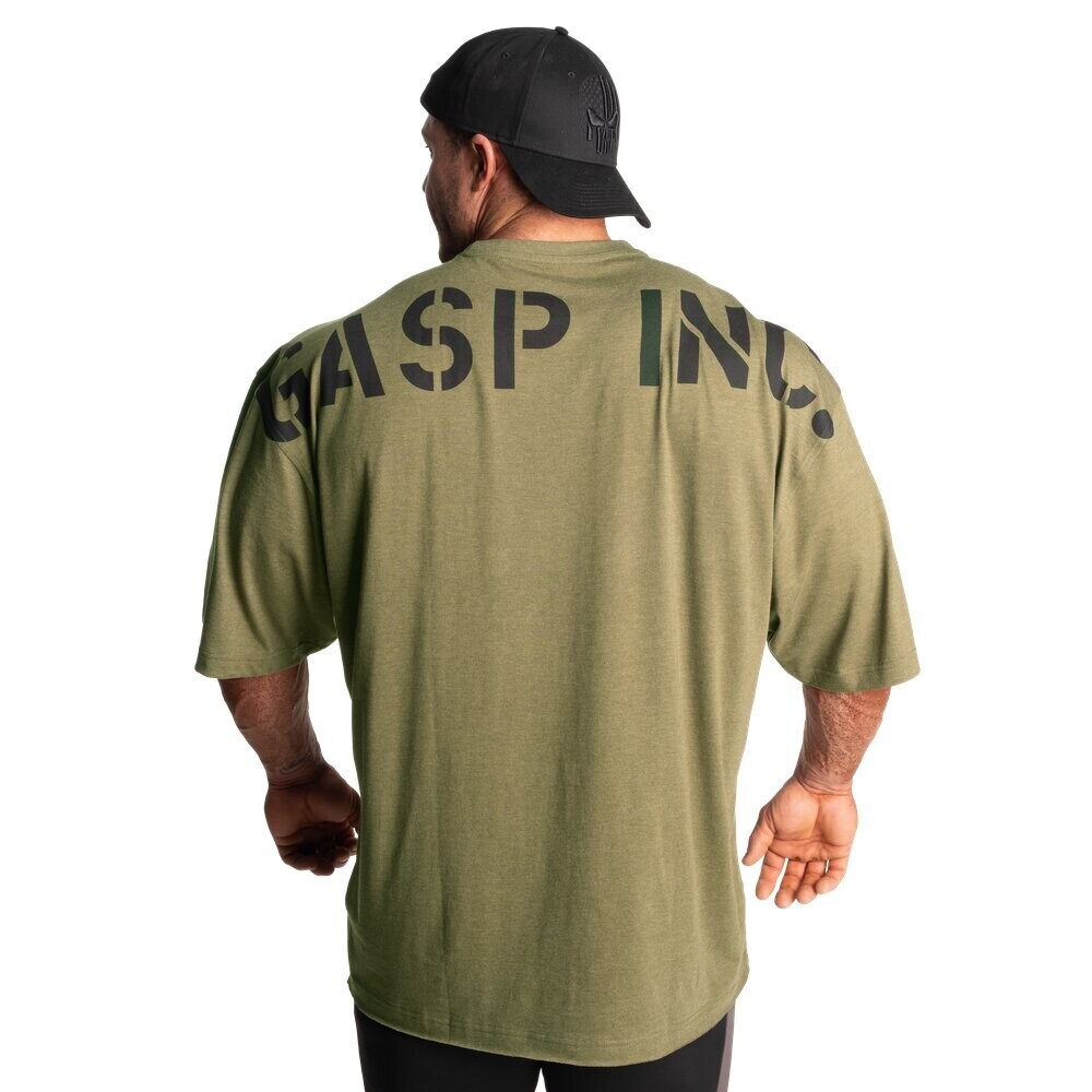 Футболка "Division Iron Tee", Army Green Melange, Gasp