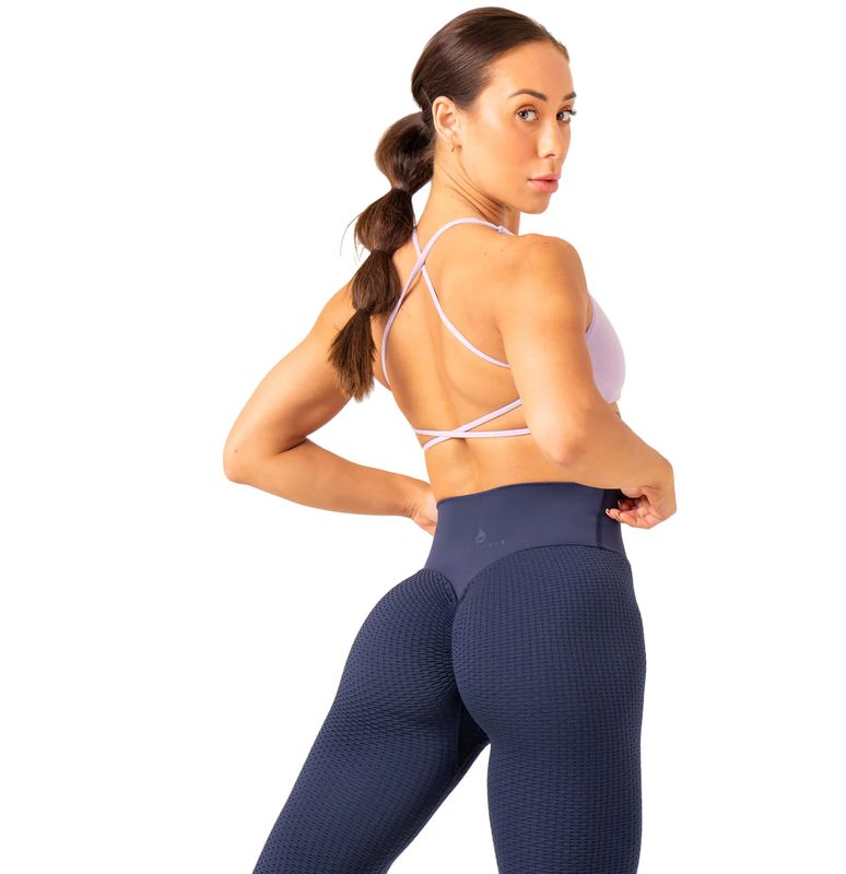 Леггинсы "Honeycomb Scrunch Seamless Leggins", Women's, Navy, Ryderwear