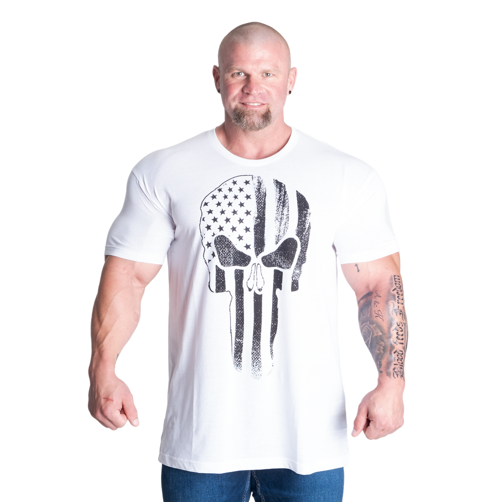 Футболка "Skull standard  tee", White, Gasp