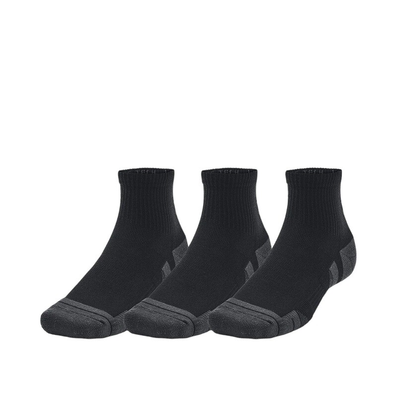 Носки "UA Performance Tech 3-Pack Quarter Socks", Black, Under Armour