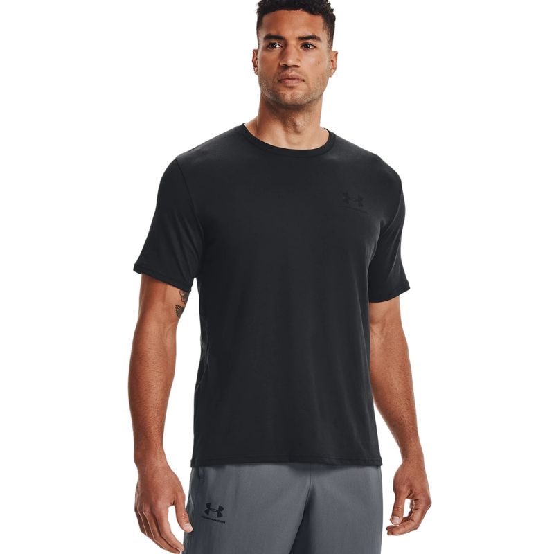 Футболка "UA Left Chest Logo Short Sleeve", Men's, Black, Under Armour