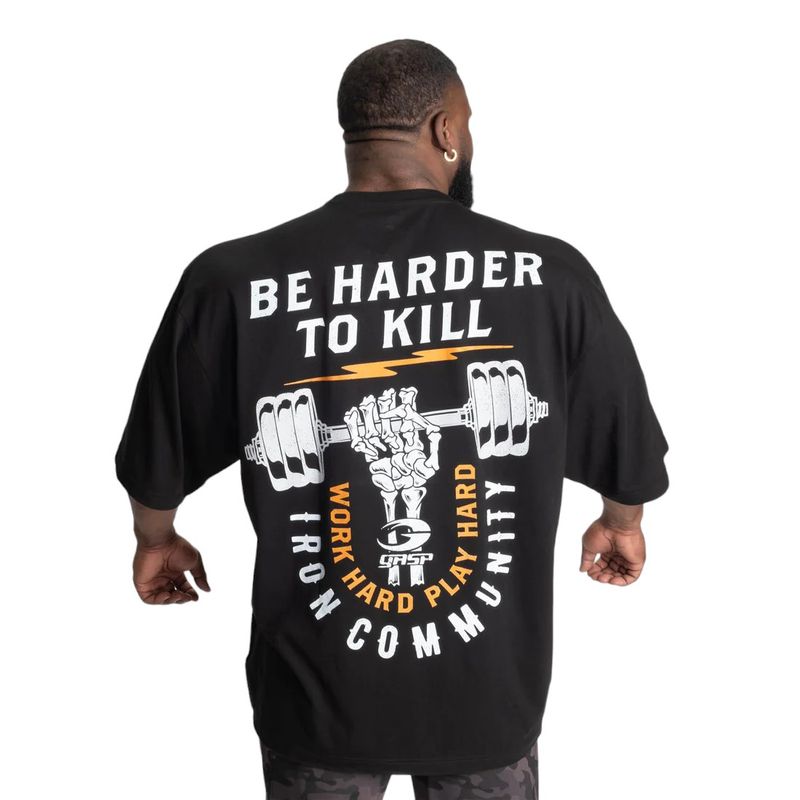 Футболка "Harder To Kill Iron Tee", Black, Gasp