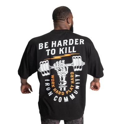 Футболка "Harder To Kill Iron Tee", Black, Gasp