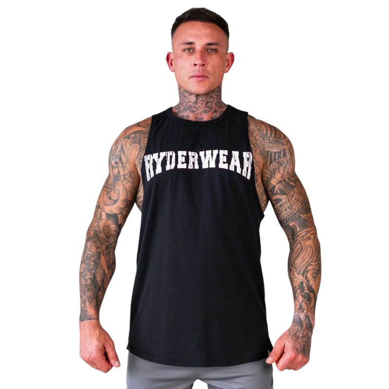 Майка "Octane Tank", Faded Black, Ryderwear