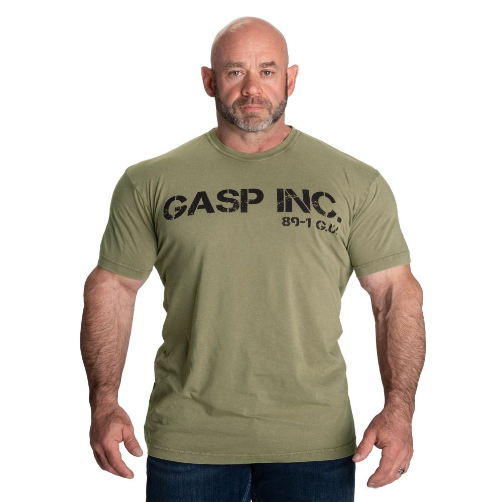 Футболка "G.U.I Standard Tee", Washed Green, Gasp