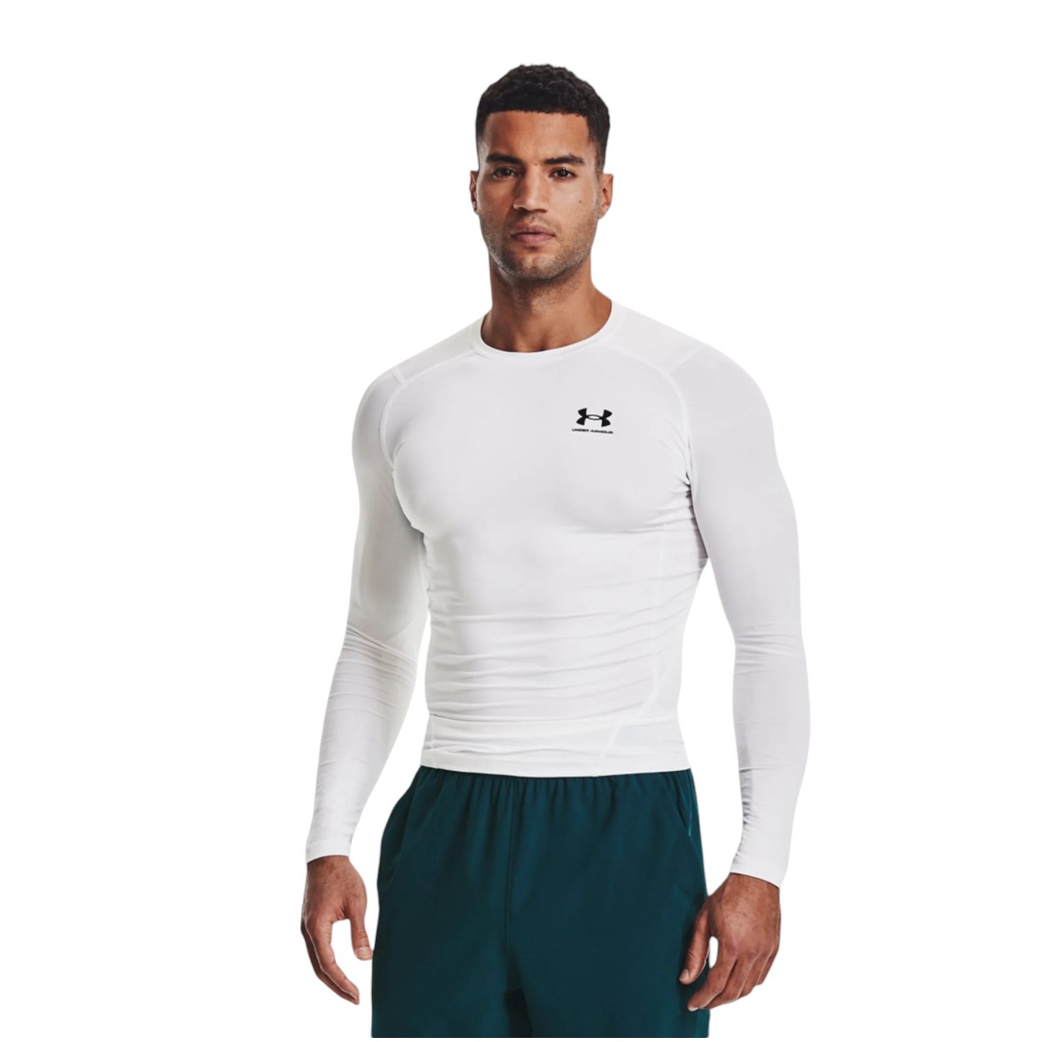 Рашгард "HG Armour Comp LS", Men's, White, Under Armour