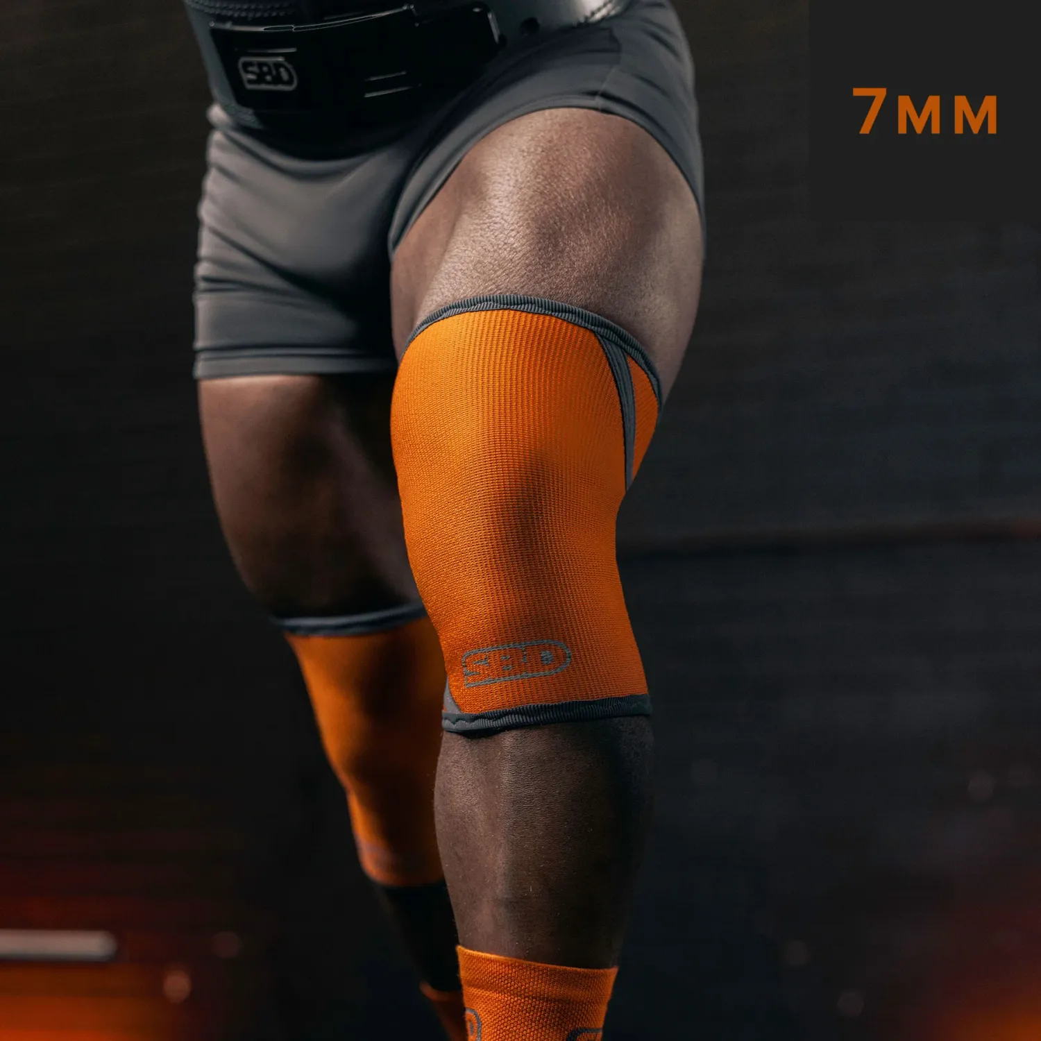Наколенники Powerlifting Knee Sleeves "Forge", 7 мм, Orange, SBD