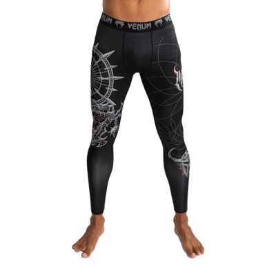Тайтсы "GLADIATOR 5.0 Spats", Men's, Black/Silver, VENUM Тайтсы "GLADIATOR 5.0 Spats", Men's, Black/Silver, VENUM