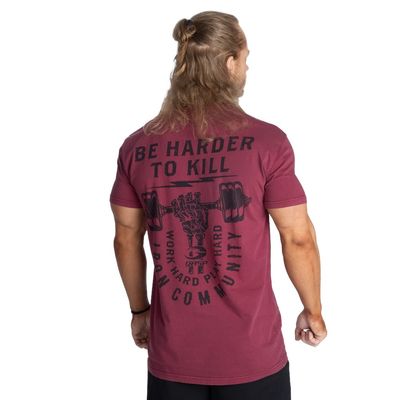 Футболка "HTK standard tee", Washed Maroon, Gasp