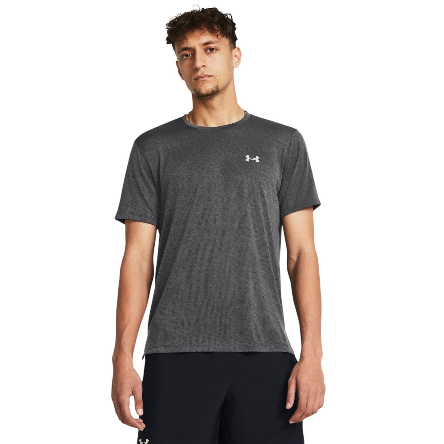 Футболка "UA Launch Camo", Grey, Under Armour