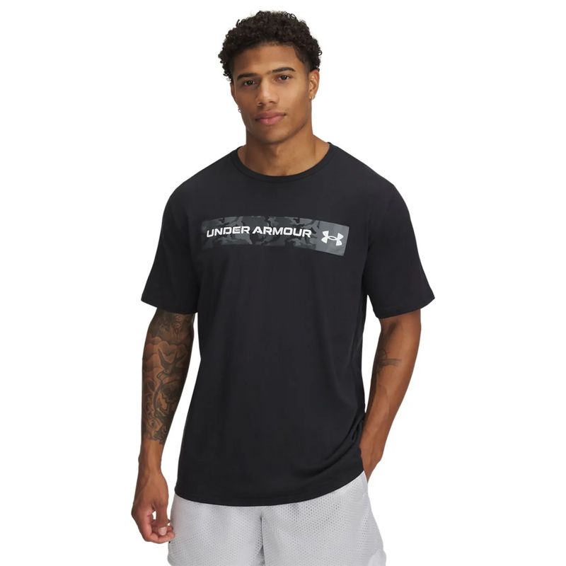 Футболка "UA Camo Chest Stripe", Men's, Black, Under Armour
