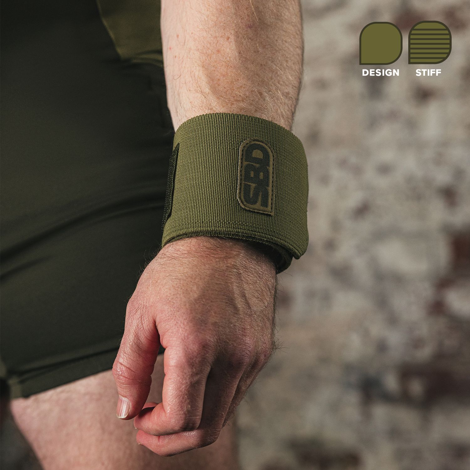 Кистевые бинты "Resolve Range", Stiff (жесткие), SBD