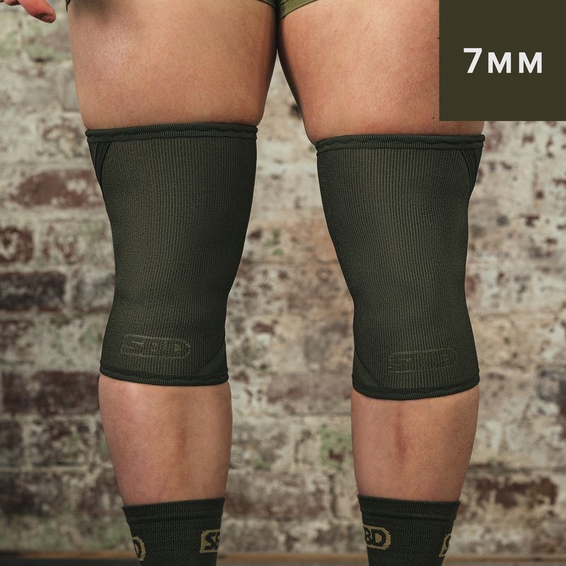 Наколенники для пауэрлифтинга Powerlifting Knee Sleeves "Resolve Range", 7 мм, SBD