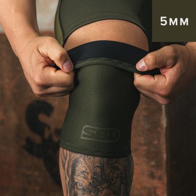 Наколенники тяжелоатлетические Weightlift "Resolve Range", 5 мм, SBD