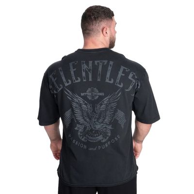 Футболка "Relentless Iron Tee", Washed Black, Better Bodies