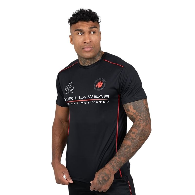 Футболка "Broxton T-Shirt", Black, GorillaWear