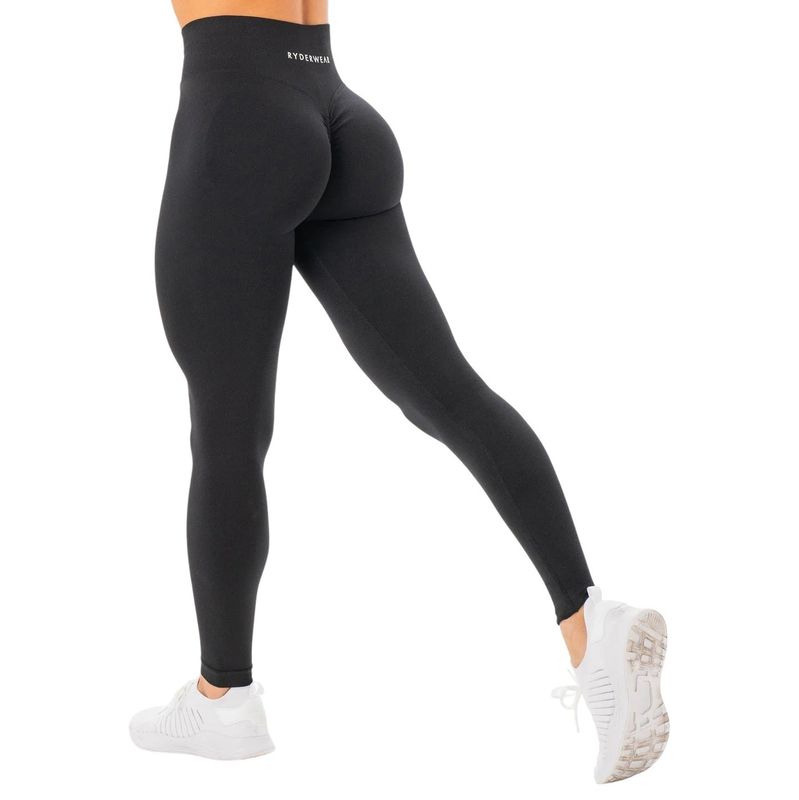 Леггинсы "Sculpt Seamless Leggings", Black, Ryderwear