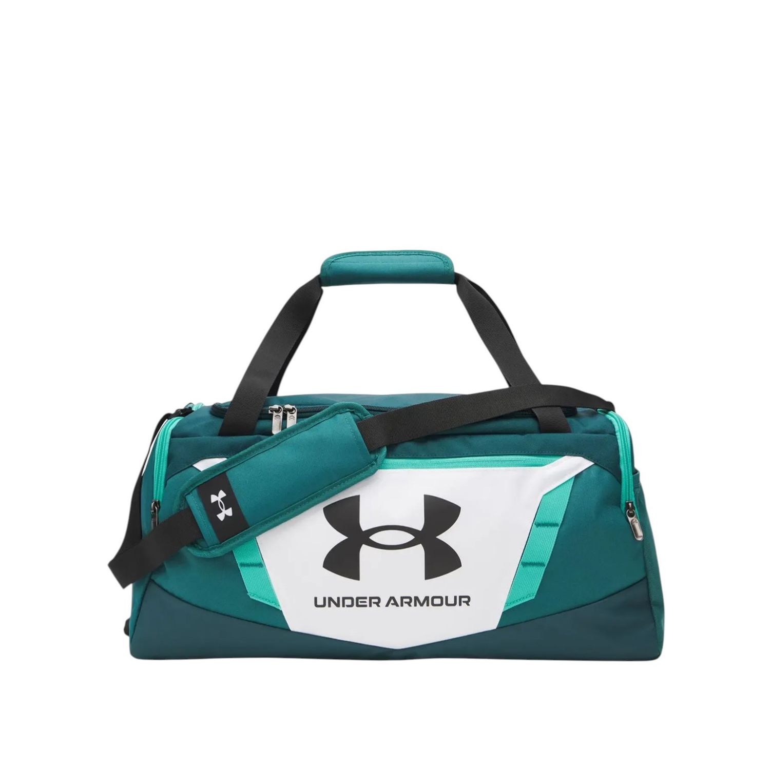 Сумка UA "Undeniable 5.0 Small Duffle Bag", 40L, White/Arden Green/Black, Under Armour