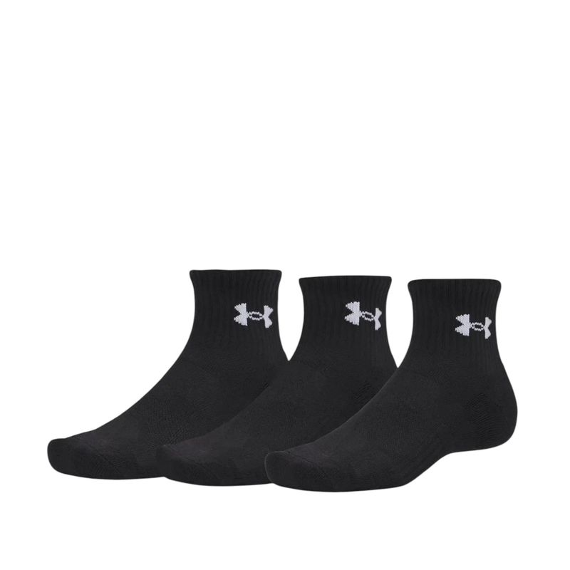 Носки "UA Performance Cotton 3p Qtr", Black, Under Armour