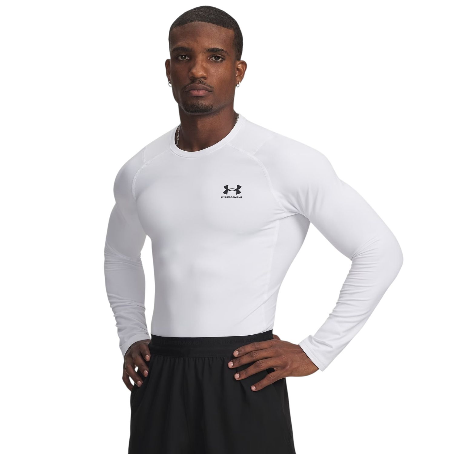 Термобелье "CG Fitted Crew", Men's, White, Under Armour