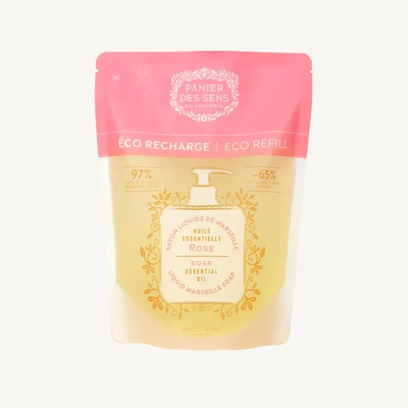 ECO NAVULLING Vloeibare Marseillezeep 500 ml Roos