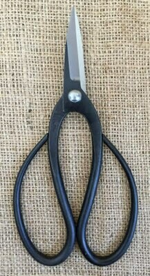 190mm Black Carbon Steel Ryuga Root Scissor (Large Size)