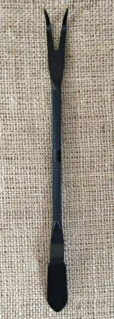 260mm Black Ryuga Two Prong Rake / Spatula Tool
