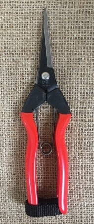 185mm Japanese Black Carbon Steel Sprung Trimming Shears