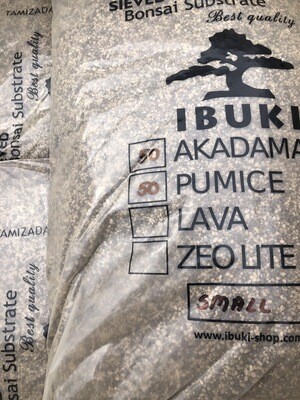 General Bonsai soil mix. Akadama/Pumice 50/50 2.5-3mm SMALL 17 litres
