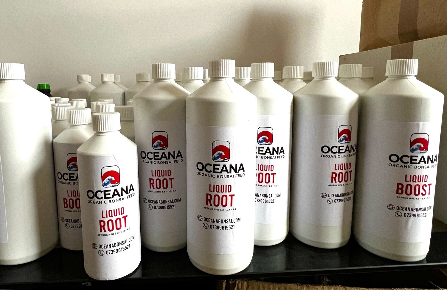 Oceana Root-Boost Slow-Release Organic Bonsai Fertiliser 4.5-5-6.5 LIQUID 500ml bottle