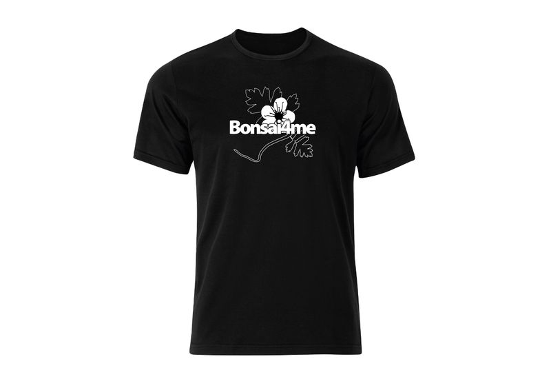 Bonsai4me T-Shirt &quot;Hawthorn Leaf And Flower&quot; design