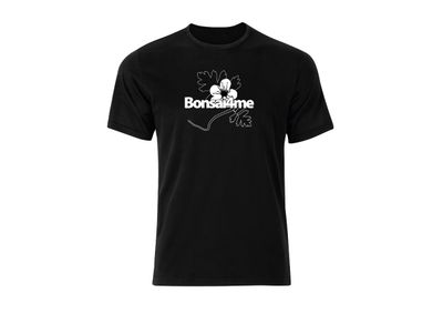 Bonsai4me T-Shirt "Hawthorn Leaf And Flower" design