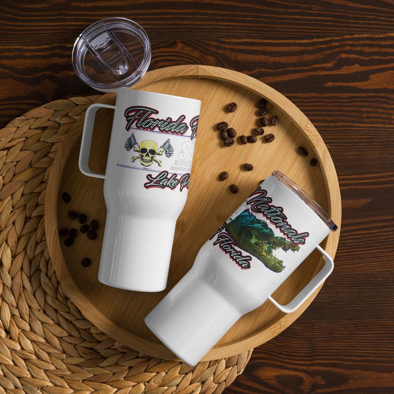 Travel mug with a handle  LakePlacid Fall Nationals