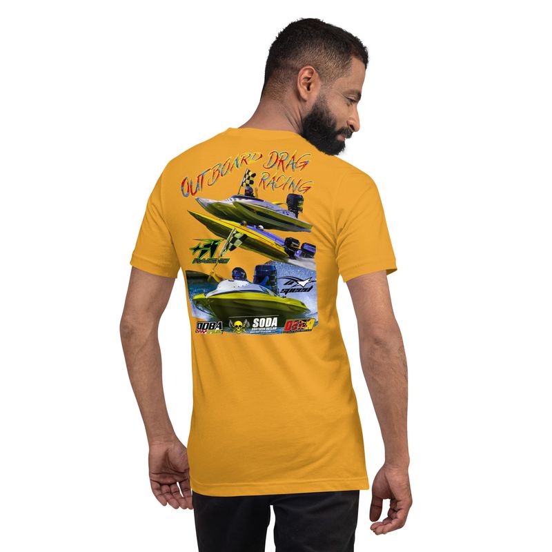 Outboard Drag Racing Unisex t-shirt