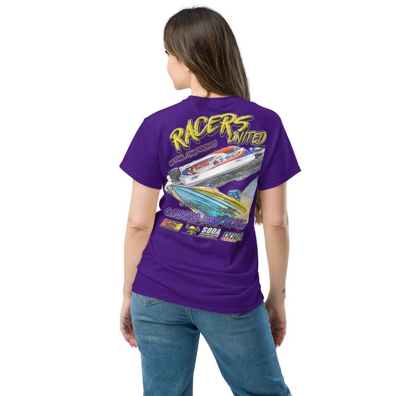 racers back cartoon Unisex classic tee
